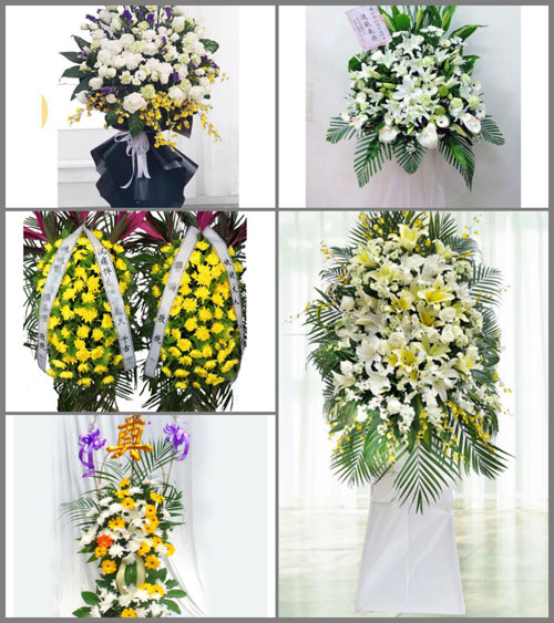 福建莆田秀屿区平海镇溪边村白事花篮预定